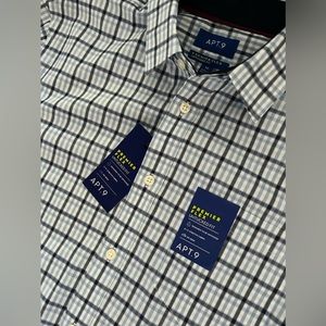 APT.9 Premier Flex Button Down Shirt.